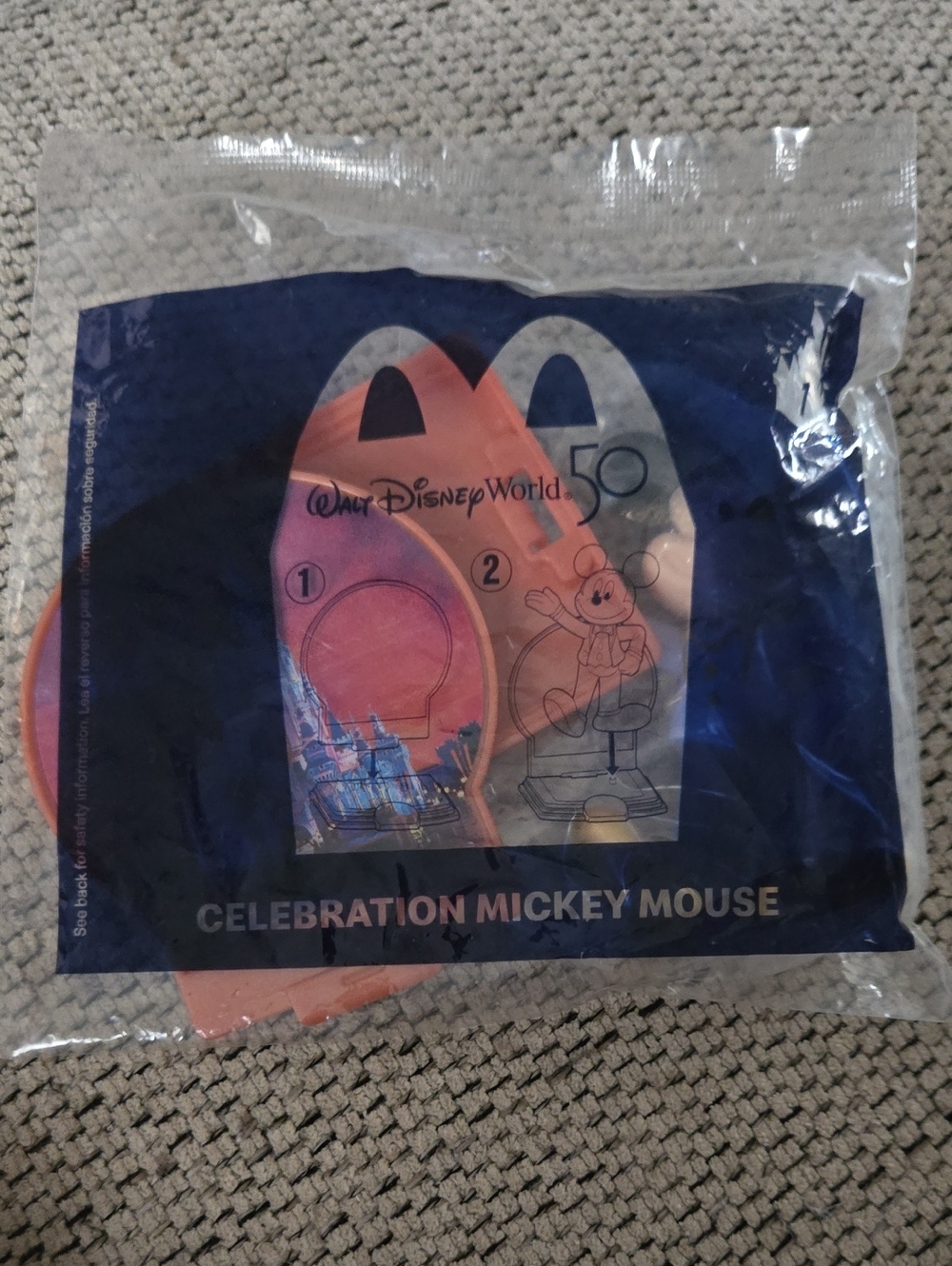 Disney Celebration Mickey Mouse Happy Meal Toy